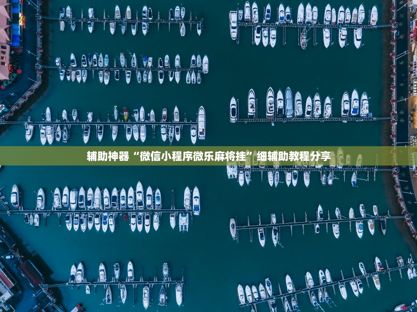辅助神器“微信小程序微乐麻将挂”细辅助教程分享