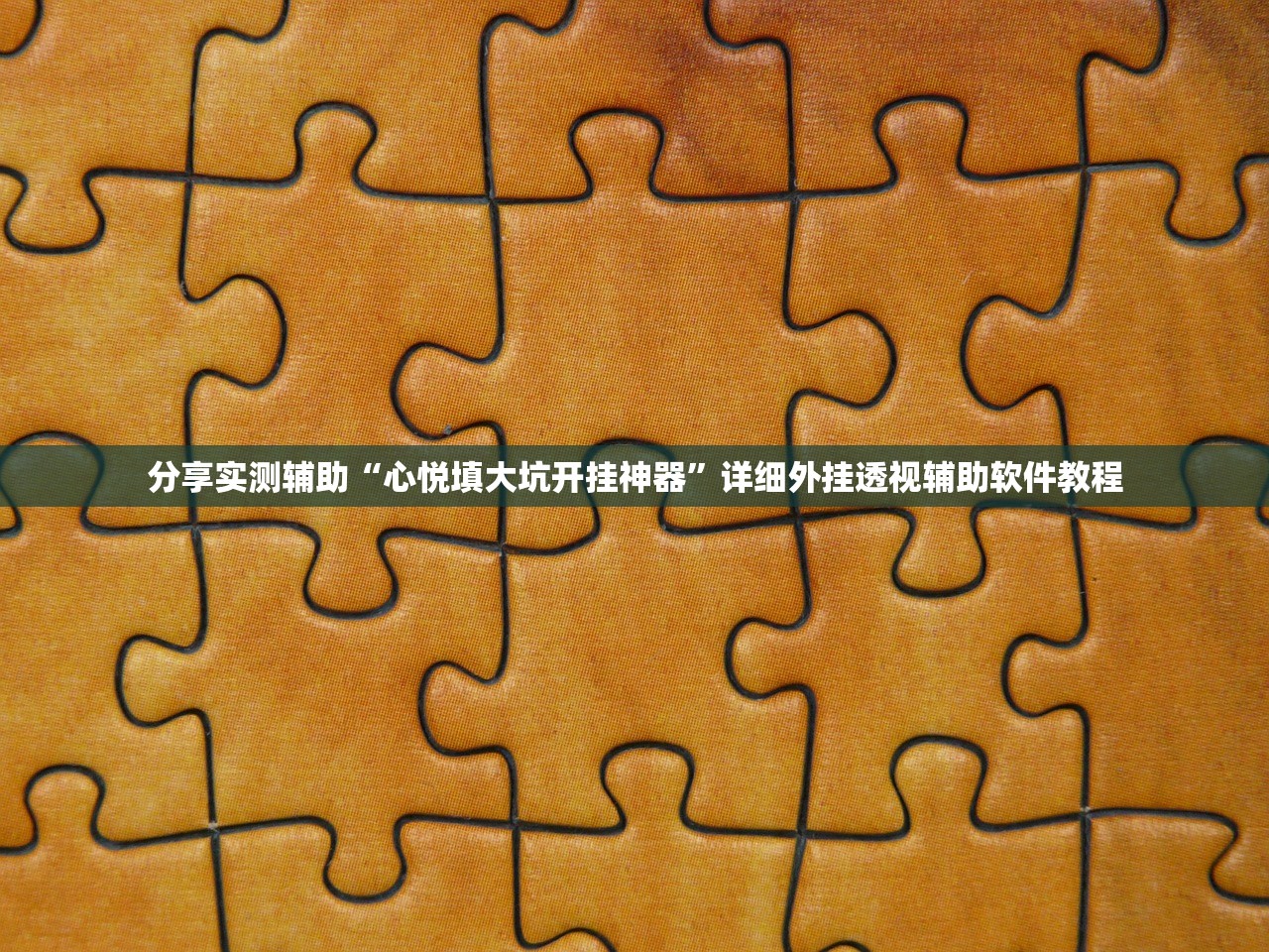 分享实测辅助“心悦填大坑开挂神器	”详细外挂透视辅助软件教程