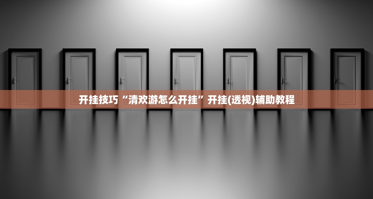 开挂技巧“清欢游怎么开挂”开挂(透视)辅助教程