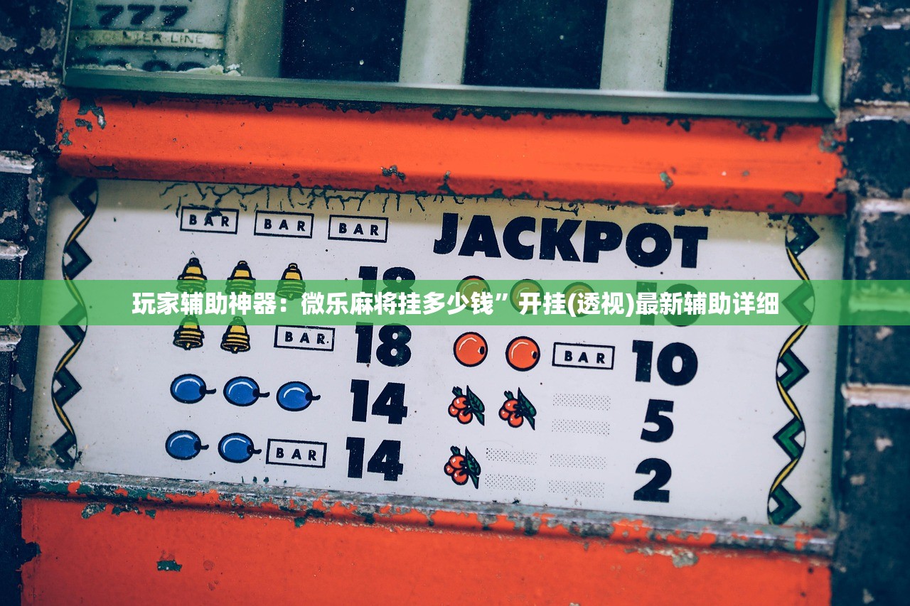 玩家辅助神器：微乐麻将挂多少钱”开挂(透视)最新辅助详细