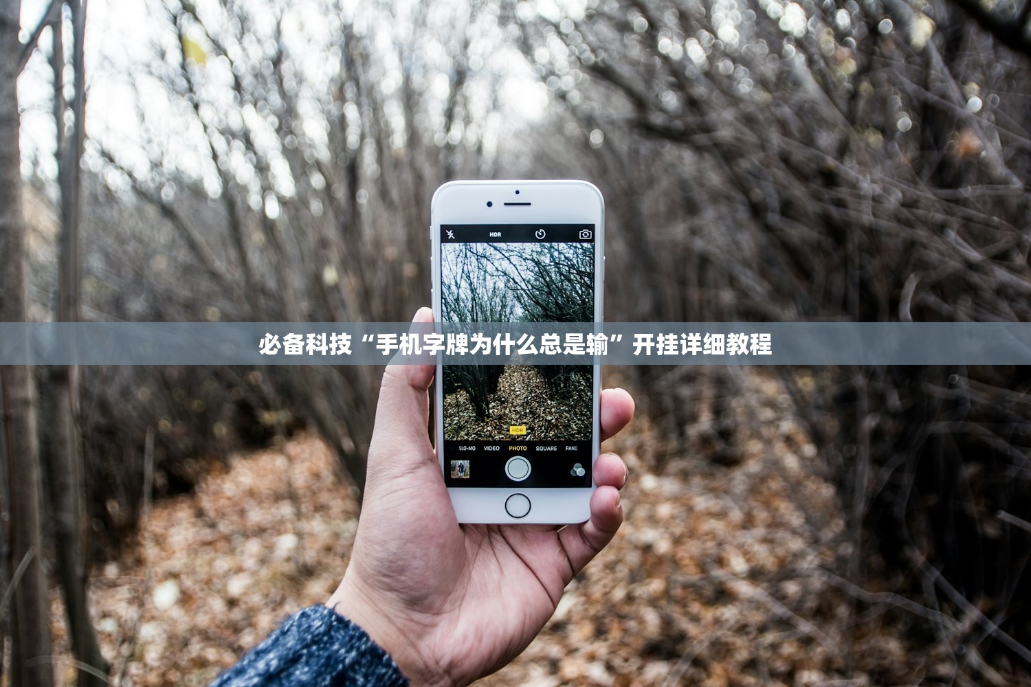必备科技“手机字牌为什么总是输”开挂详细教程
